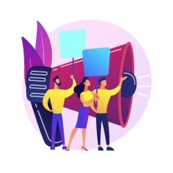 Logo Journées d'action syndicales les 24 février et 8 mars 2022